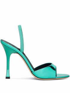 Giuseppe Zanotti босоножки Kellen с эффектом металлик