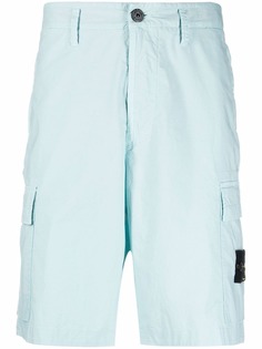 Stone Island шорты карго с нашивкой-логотипом