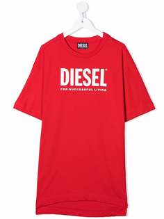 Diesel Kids платье-футболка Dextra с логотипом