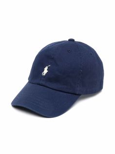 Ralph Lauren Kids кепка с вышитым логотипом