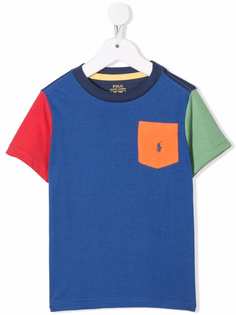 Ralph Lauren Kids футболка в стиле колор-блок
