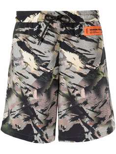 Heron Preston плавки-шорты с абстрактным принтом