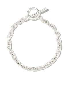 All Blues ALL BLUES POLSHD SLVR ANCHOR BRCLT