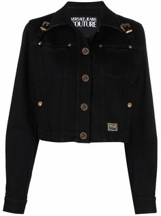 Versace Jeans Couture джинсовая куртка с пряжками