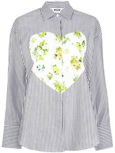 MSGM рубашка в полоску