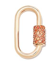 Marla Aaron MARLA 14K YG ORNG SAPH REG LOCK CHRM