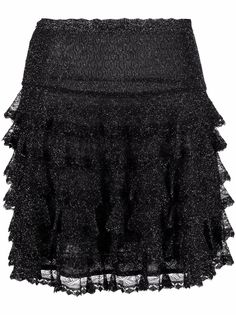 Christian Dior мини-юбка 2000-х годов с оборками