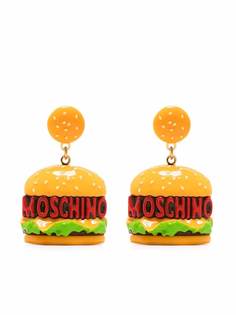 Moschino серьги-клипсы