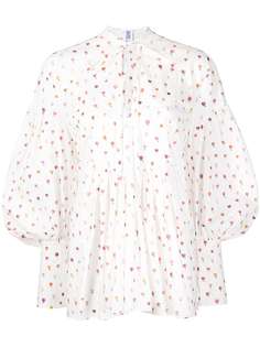 Rosie Assoulin блузка с цветочным принтом
