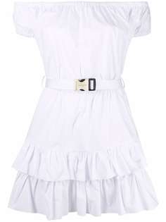 ERMANNO FIRENZE ярусное платье с поясом