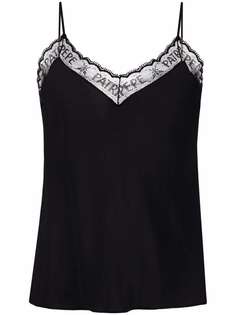 Patrizia Pepe lace-trim camisole top