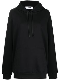 MSGM худи с логотипом металлик
