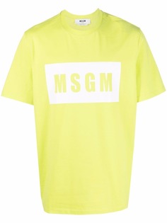 MSGM футболка с логотипом