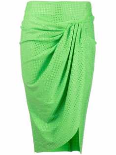 Giuseppe Di Morabito присборенная юбка с заклепками