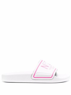 Nº21 шлепанцы с тисненым логотипом