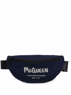 Alexander McQueen поясная сумка с логотипом