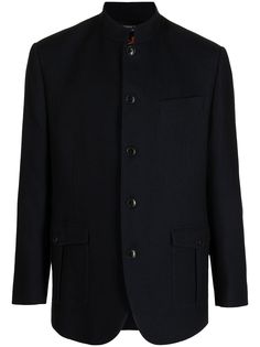 Shanghai Tang блейзер с воротником-стойкой