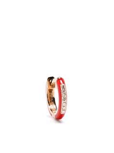 Djula серьга-кольцо Marbella из розового золота с бриллиантом