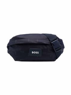 BOSS Kidswear поясная сумка с нашивкой-логотипом