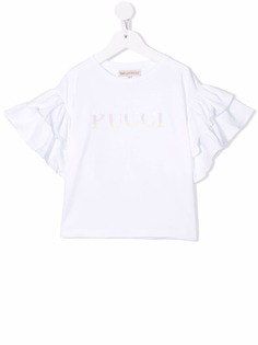 Emilio Pucci Junior футболка с оборками и пайетками