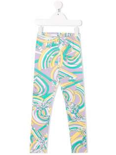 Emilio Pucci Junior легинсы с графичным принтом