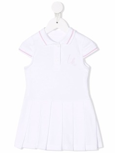 Lapin House платье-трапеция с логотипом