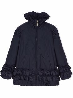 Lapin House куртка с высоким воротником и оборками
