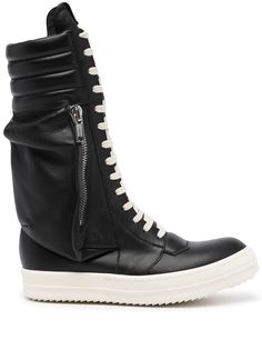 Rick Owens массивные кроссовки на шнуровке