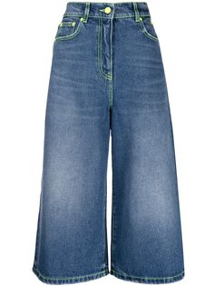 MSGM укороченные джинсы широкого кроя