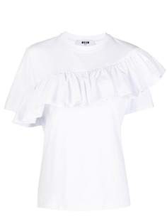 MSGM футболка с оборками