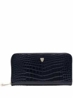 Aspinal Of London кошелек с тиснением под кожу крокодила