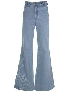 Andrea Bogosian расклешенные джинсы Aven с завышенной талией