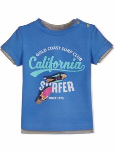 Lapin House футболка California Surfer с декоративными пуговицами