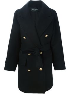 Balmain двубортное пальто
