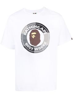 A BATHING APE® футболка Busy Works с логотипом Bape