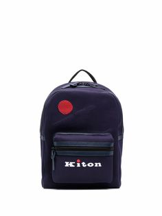 Kiton рюкзак с вышитым логотипом