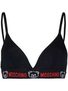 Moschino бюстгальтер Teddy Bear с треугольными чашками