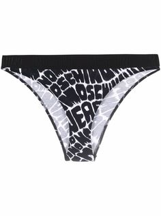 Moschino трусы-брифы с графичным принтом