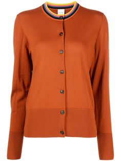 PAUL SMITH кардиган с отделкой в полоску Artist Stripe