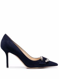 Jimmy Choo туфли Saresa 85 с кристаллами