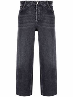 Balenciaga укороченные джинсы прямого кроя