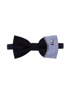 Lapin House галстук бабочка с контрастной вставкой и пуговицей