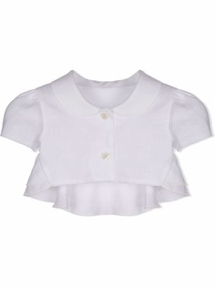 Lapin House блузка из органического льна с бантом