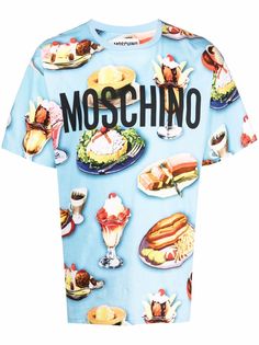 Moschino футболка с логотипом