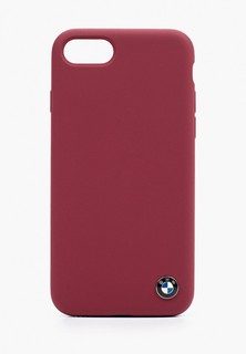 Чехол для iPhone BMW 8 / SE 2020, Signature Liquid silicone Red