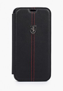 Чехол для iPhone Ferrari X / XS, Heritage W Leather Black