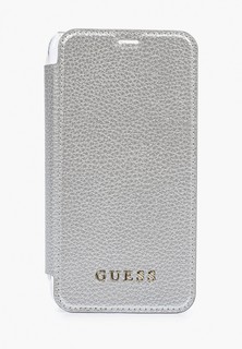 Чехол для iPhone Guess X / XS, Iridescent Booktype PU Silver