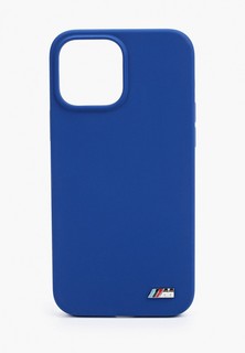 Чехол для iPhone BMW 13 Pro Max, M-Collection Liquid silicone Hard Blue