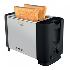 Тостеры тостер SCARLETT SC-TM11026 650Вт 6 режимов черный/серебристый