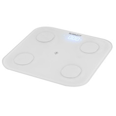 Весы напольные весы напольные SCARLETT SC-BS33ED47 Bluetooth стекло до 150кг белый